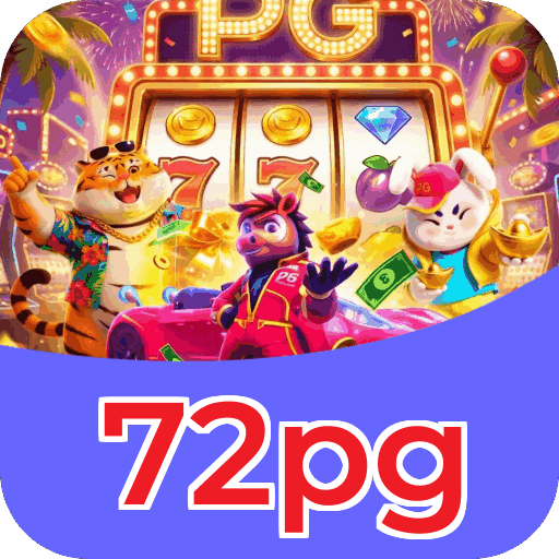 Interface do aplicativo 72pg mostrando jogos disponíveis no iOS e Android