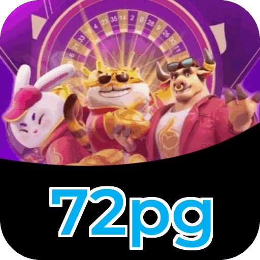 Plataforma 72pg mostrando interface moderna, jogos certificados e recursos de segurança licenciados